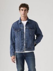 Levi's Kurtka dżinsowa w kolorze niebieskim rozmiar: S. Niebieskie kurtki męskie Levi's, s, z aplikacjami, z bawełny, bez kaptura. Za 179.22 zł.