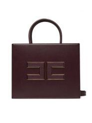 Elisabetta Franchi Torebka BS-32A-56E2-V420 Bordowy. Czerwone torebki klasyczne damskie Elisabetta Franchi, bez wzorów, ze skóry, bez dodatków. Za 1,819.00 zł.