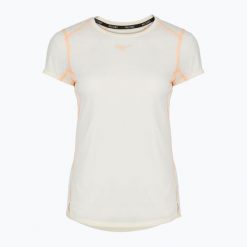 Koszulka do biegania damska Mizuno DryAeroFlow Tee. Białe t-shirty damskie Mizuno, xs, bez wzorów, z materiału, bez kołnierzyka. Za 89.99 zł.