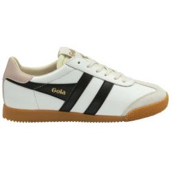Damskie skórzane buty sportowe Gola Elan. Białe buty sportowe na co dzień damskie Gola, bez wzorów, z materiału. Za 468.50 zł.