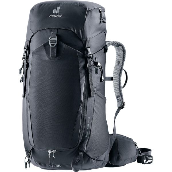 Plecak damski Deuter Trail Pro 34 SL - black. Czarne plecaki damskie Deuter, bez wzorów, sportowe. Za 837.99 zł.