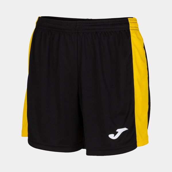 Szorty do biegania damskie Joma Maxi. Czarne szorty damskie Joma, bez wzorów, z materiału. Za 124.00 zł.