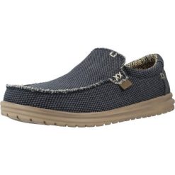 Buty Hey Dude Mika Braided. Fioletowe buty wizytowe męskie Hey dude, z materiału, bez zapięcia. Za 298.50 zł.
