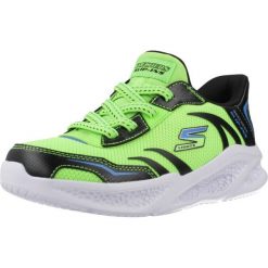 Buty SKECHERS METEOR-LIGHTS Zielony. Zielone buty trekkingowe męskie Skechers, z syntetyku, bez zapięcia, trekkingowe, Skechers Sport. Za 258.99 zł.