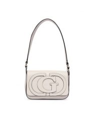 Guess Torebka Ruby HWNG97 40190 Kremowy. Białe torebki klasyczne damskie Guess, z aplikacjami, ze skóry, bez dodatków. Za 544.99 zł.
