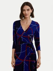 LAUREN RALPH LAUREN Sukienka koktajlowa 250957730001 Granatowy. Niebieskie sukienki damskie Lauren Ralph Lauren, bez wzorów, z syntetyku, wizytowe, bez kołnierzyka, bez ramiączek. Za 779.99 zł.