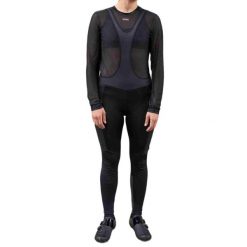 Spodnie kolarskie damskie POC Sovereign Thermal Cargo z szelkami. Czarne spodnie dresowe damskie POC, bez wzorów, z elastanu, sportowe. Za 764.00 zł.
