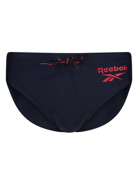 Reebok Kąpielówki "Wells" w kolorze granatowym rozmiar: L. Niebieskie kąpielówki męskie Reebok, l, bez wzorów, z materiału. Za 70.41 zł.