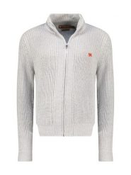 Canadian Peak Kardigan w kolorze szarym rozmiar: L. Szare kardigany damskie Canadian Peak, l, bez wzorów, ze splotem, bez kołnierzyka. Za 161.73 zł.