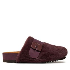 Klapki Scholl. Fioletowe klapki damskie Scholl, bez wzorów, bez obcasa. Za 239.99 zł.