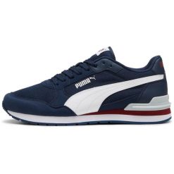 Buty sportowe Puma St Runner V4 Mesh. Niebieskie buty sportowe na co dzień męskie Puma, z materiału, bez zapięcia, na fitness i siłownię. Za 490.00 zł.