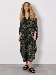 Apricot Sukienka w kolorze khaki rozmiar: M. Brązowe sukienki damskie Apricot, na co dzień, m, bez wzorów, z wiskozy, bez kołnierzyka, bez ramiączek, maxi, proste. Za 115.24 zł.