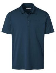Koszulka polo męska Vaude Essential Polo Shirt. Niebieskie koszulki polo męskie Vaude, na lato, m, bez wzorów, z materiału, bez ramiączek. Za 259.00 zł.