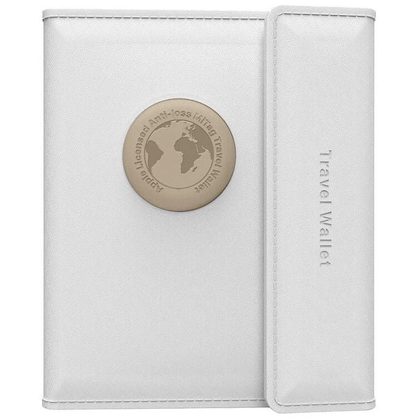 Portfel biały z lokalizatorem iOS MiTag MILI. Białe portfele damskie MILI, bez wzorów. Za 99.99 zł.