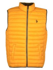 U.S. Polo Assn. Kamizelka pikowana w kolorze żółtym rozmiar: L. Żółte kamizelki męskie U.S. Polo Assn., l. Za 191.88 zł.