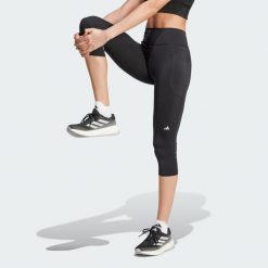 Legginsy DailyRun 3/4. Białe legginsy damskie Adidas, s, bez wzorów. Za 279.00 zł.