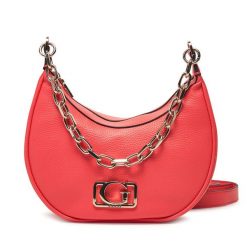 Torebka Guess. Czerwone torebki klasyczne damskie Guess, z aplikacjami, bez dodatków. Za 329.99 zł.