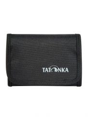 Portfel Tatonka Folder RFID B - black/black. Czarne portfele damskie Tatonka, bez wzorów, z poliamidu. Za 89.09 zł.