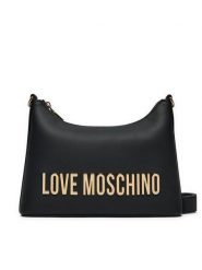 LOVE MOSCHINO Torebka JC4025PP1LKD0000 Czarny. Czarne listonoszki damskie Love Moschino, bez wzorów, ze skóry, bez dodatków. Za 679.99 zł.