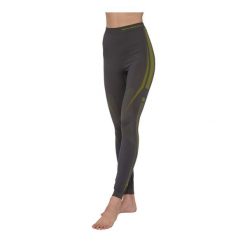 Legginsy damskie termoaktywne Brubeck DRY. Szare legginsy damskie Brubeck, bez wzorów, z elastanu. Za 129.99 zł.