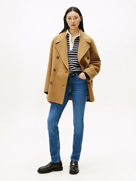 TOMMY JEANS Dżinsy - Slim fit - w kolorze niebieskim rozmiar: W30/L28. Niebieskie jeansy damskie Tommy Jeans. Za 340.18 zł.