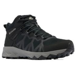 Buty Columbia Peakfreak II Mid Outdry czarne. Czarne buty trekkingowe męskie Columbia, z materiału, bez zapięcia. Za 611.80 zł.