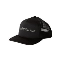 Czapka Trucker dla Mężczyzn OMNI Czarny. Czarne czapki męskie Quiksilver, bez wzorów, z materiału. Za 139.99 zł.