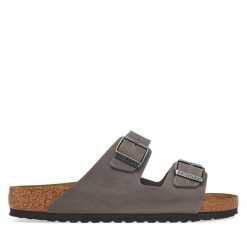 Klapki Birkenstock. Szare klapki i japonki męskie Birkenstock. Za 389.99 zł.
