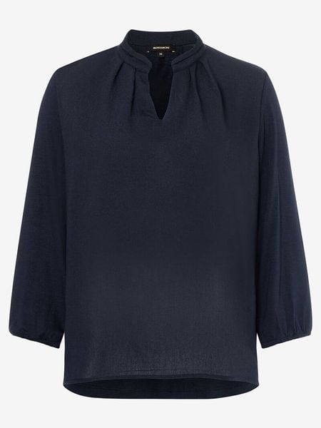 More & More Bluzka w kolorze granatowym rozmiar: 36. Niebieskie bluzki damskie MORE & MORE, bez wzorów, bez kołnierzyka, bez ramiączek. Za 74.63 zł.