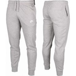 Spodnie męskie Nike NSW Club Jogger FT. Szare spodnie materiałowe męskie Nike, bez wzorów. Za 269.00 zł.