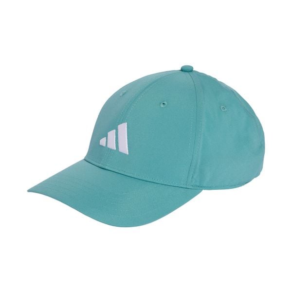 Czapka z daszkiem adidas New Logo Embroidered zielona. Zielone czapki męskie Adidas, bez wzorów, z materiału, sportowe. Za 69.99 zł.