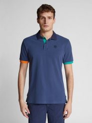 North Sails Koszulka polo w kolorze niebieskim rozmiar: XL. Niebieskie koszulki polo męskie North Sails, xl, bez wzorów, z bawełny, bez ramiączek. Za 162.49 zł.