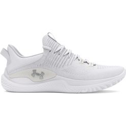 Buty do crossfitu Under Armour Flow Dynamic IntelliKnit. Białe buty fitness męskie Under Armour, na fitness i siłownię. W wyprzedaży za 446.90 zł.