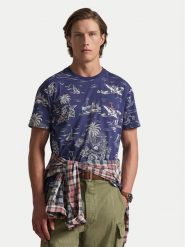 Polo Ralph Lauren T-Shirt 710B16619001 Granatowy Slim Fit. Niebieskie koszulki polo męskie Polo Ralph Lauren, m, bez wzorów, z bawełny, bez ramiączek. Za 469.99 zł.