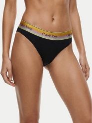 Calvin Klein Underwear Stringi LV00QF8875 Czarny. Czarne stringi damskie Calvin Klein Underwear, xl, bez wzorów, z bawełny. Za 99.99 zł.