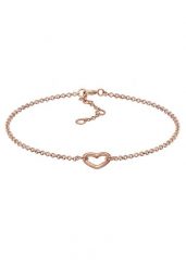 Elli Damski Symbol Serca Miłość filigranowy w srebrze 925 Sterling Silver Bransoletki 1 ct. Szare bransoletki damskie Elli, srebrne. Za 156.39 zł.