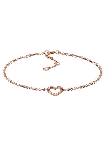 Elli Damski Symbol Serca Miłość filigranowy w srebrze 925 Sterling Silver Bransoletki 1 ct. Szare bransoletki damskie Elli, srebrne. Za 203.99 zł.