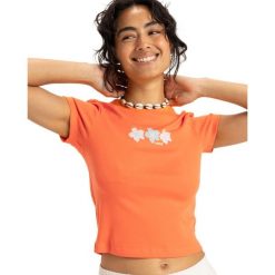 Koszulka z krótkim rękawem dla Kobiety BEACH LOVE Pomarańczowy. Brązowe bluzki sportowe damskie Roxy, m, bez wzorów, z bawełny, bez ramiączek. Za 129.99 zł.