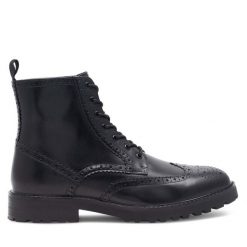 Kozaki GINO ROSSI. Czarne buty zimowe męskie Gino Rossi, bez zapięcia. Za 399.99 zł.