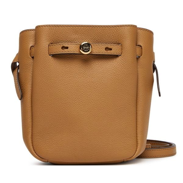 Torebka Tory Burch. Brązowe listonoszki damskie Tory Burch, bez wzorów, bez dodatków. Za 1,619.00 zł.