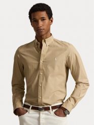 Polo Ralph Lauren Koszula 710929348501 Beżowy Regular Fit. Brązowe koszule męskie Polo Ralph Lauren, m, bez wzorów, z bawełny, bez kołnierzyka, bez ramiączek. Za 639.99 zł.