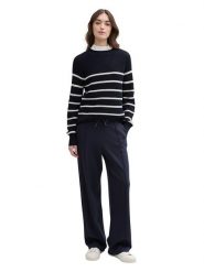 TOM TAILOR Denim Sweter w kolorze granatowo-białym rozmiar: XXL. Białe swetry klasyczne damskie Tom Tailor Denim, xxl, z denimu, bez kołnierzyka. Za 92.42 zł.