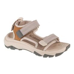 Damskie Skórzane Sandały Peakfreak Rush. Brązowe obuwie trekkingowe damskie Columbia, bez wzorów, z materiału, bez obcasa. Za 462.99 zł.
