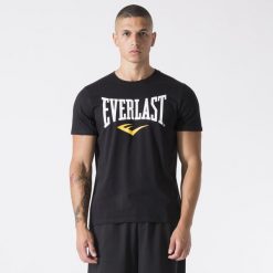 Koszulka sportowa męska Everlast 37M290J862000. Czarne t-shirty sportowe męskie Everlast, m, z bawełny, bez ramiączek. Za 69.00 zł.