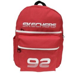 Plecak unisex Skechers Downtown Backpack pojemność 20 L. Czerwone plecaki damskie Skechers, bez wzorów, z materiału, sportowe. Za 89.99 zł.