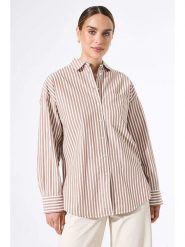 Garcia Koszula w kolorze jasnobrązowym rozmiar: S. Brązowe koszule damskie Garcia, s, bez wzorów, z bawełny, bez kołnierzyka, bez ramiączek. Za 104.99 zł.