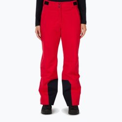Spodnie narciarskie damskie Rossignol Insulated. Czerwone spodnie dresowe damskie Rossignol, bez wzorów, sportowe. Za 839.99 zł.