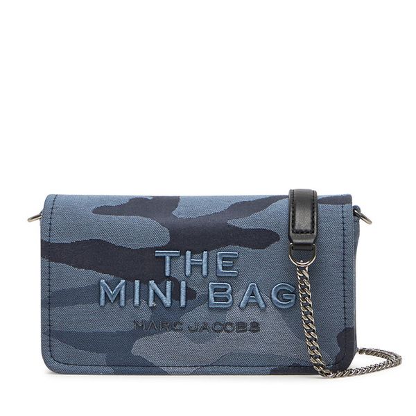 Torebka Marc Jacobs. Niebieskie torebki klasyczne damskie MARC JACOBS, bez wzorów, wizytowe, bez kołnierzyka, bez ramiączek. Za 729.99 zł.