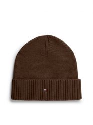 Tommy Hilfiger Czapka z domieszką kaszmiru Mężczyźni Bawełna brązowy, ONE SIZE. Brązowe czapki męskie Tommy Hilfiger, bez wzorów, z bawełny, biznesowe. Za 189.95 zł.