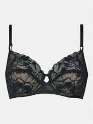 Hunkemöller Biustonosz z fiszbiną Sophia 300458 Czarny. Czarne biustonosze Hunkemöller, bez wzorów, z syntetyku. Za 139.99 zł.